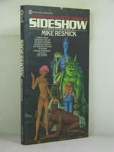 1st,signed by author,Tales Galactic Midway 1:Sideshow by Mike Resnick (1982,PBO) - Picture 1 of 3