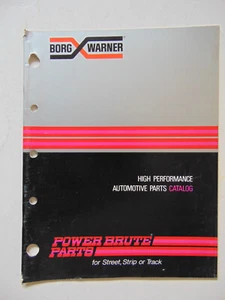 Vintage Original 1972 Borg Warner High Performance Automotive Parts Catalog - Picture 1 of 8