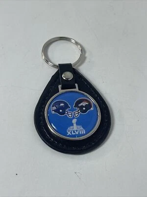 🔥NFL SEATTLE SEAHAWKS SUPER BOWL XLVIII CHAMPIONSHIP  SEAHAWKS BRONCOS Keychain - Image 1 of 2