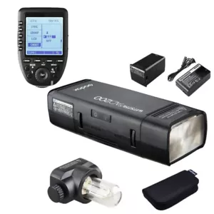 Godox 2.4 TTL HSS Two Heads AD200 Pocket Camera Flash + XPro-C Trigger for Canon - Bild 1 von 12