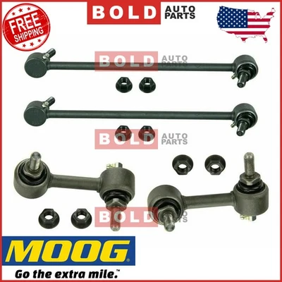 Conjunto de 2 estabilizadores dianteiros e 2 traseiros barra oscilante kit MOOG para Honda CR-V - Imagem 1 de 4