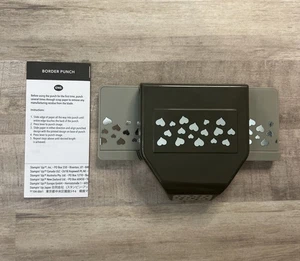 Stampin' Up! Punzón confetti hearts Border Edge Nuevo - Imagen 1 de 4