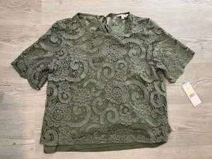 Nanette Nanette Lepore Winding Vines Pattern Lace Top Women’s Size M - Bild 1 von 7