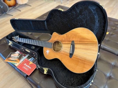 Breedlove Oregon Concert CE Myrtlewood Acoustic-Electric Guitar Natural - Image 1 of 4