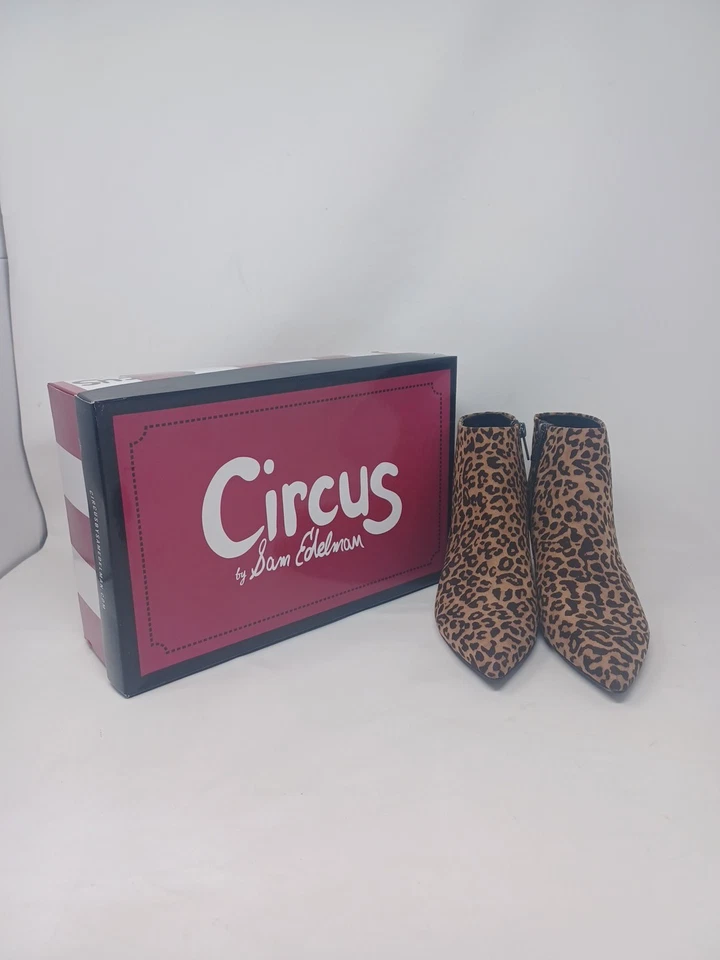 Circus by Sam Edelman Kirby Leopard Print Ankle BOOTIES F9095f8904 Size 6
