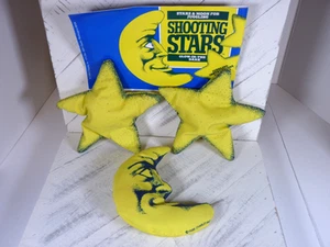 Bolsas de frijoles malabares Brillan en la oscuridad 1986 Shooting Stars & Moon de colección - M1 - Imagen 1 de 9