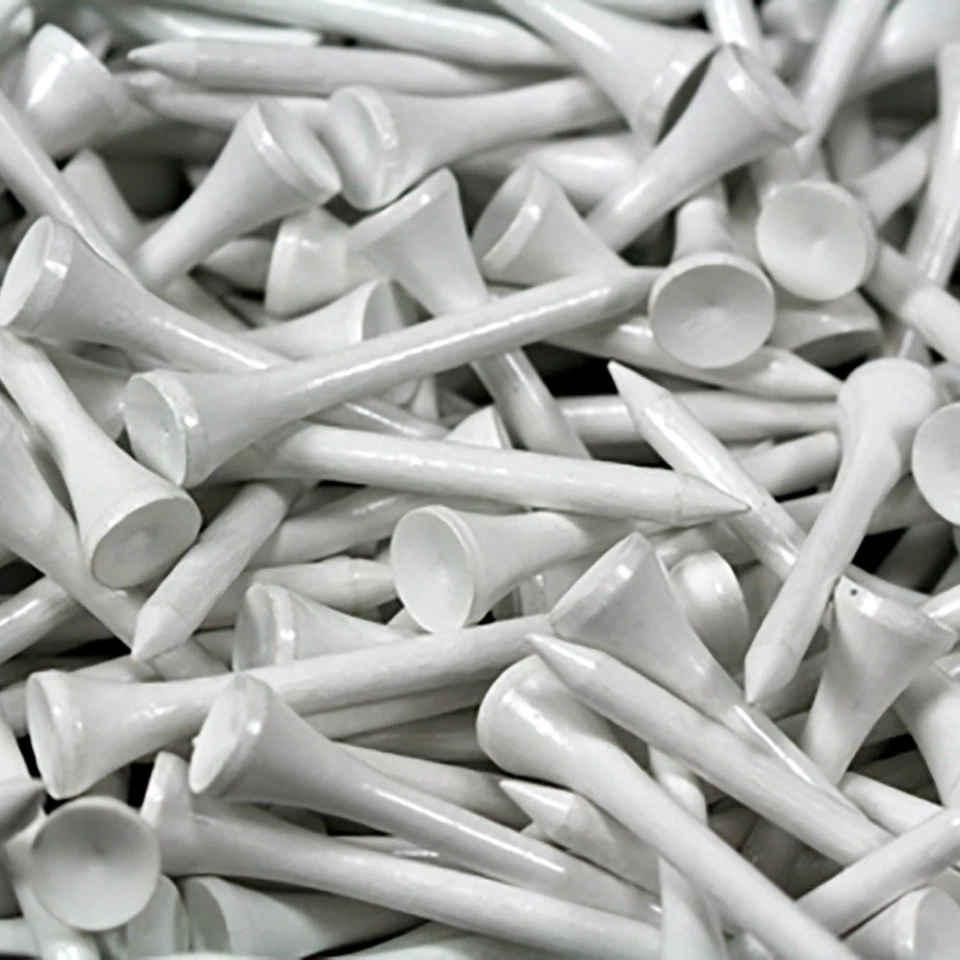 НОВЫЕ деревянные тройники для гольфа с нулевым трением выберите количество, цвет и длину - Изображение 1 из 1