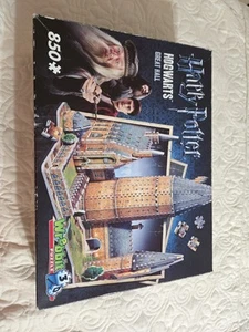 Wrebbit 3D Puzzle Harry Potter Hogwarts Great Hall 850 Pieces 2015 COMPLETE EUC - Picture 1 of 8