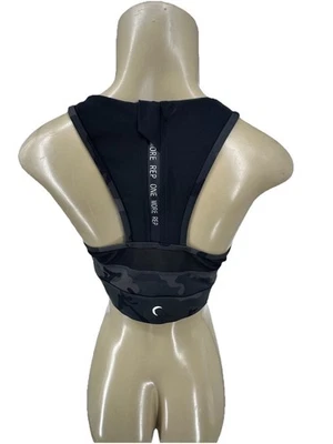 Sujetador deportivo acolchado Zyia Active XL para mujer One More Rep espalda deportiva cremallera trasera 1-7 Foto 1 de 4