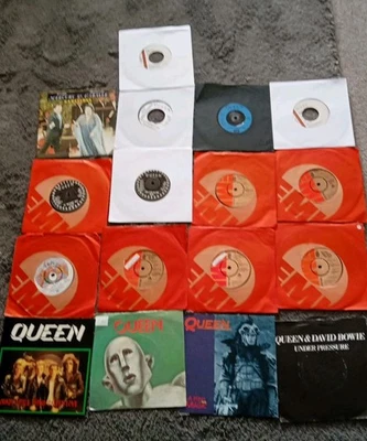 QUEEN / ROLLING STONES /  ELVIS / BOWIE  97  7" SINGLES - - Image 1 of 4
