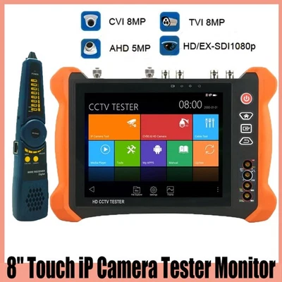 X9-ADHS/MOVTADHS CCTV Camera Tester Monitor 4K IPC TVI/CVI/AHD/SDI/MOVT Analog - Image 1 of 4