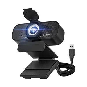 1080P Webcam - Digital Streaming - Conferencing - Privacy Cover - for PC - Picture 1 of 4