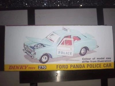Dinky No270 Ford Escort Police Car - Copy / Replica Box - Image 1 of 4