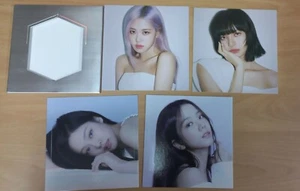 Tarjeta postal oficial Blackpink The Album versión 3 4ea + conjunto de mangas - Imagen 1 de 4