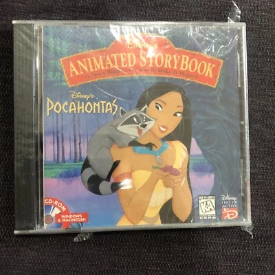 Disney Pocahontas Animated Storybook Computer Game Series Meeko Read Along Kids - Image 1 of 4