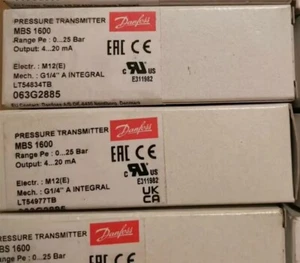 NUOVO DANFOSS MBS1600 063G2885 trasmettitore di pressione spedizione gratuita - Foto 1 di 1