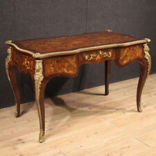 Bureau français marqueté ancien style Louis XV meuble table 20ème siècle