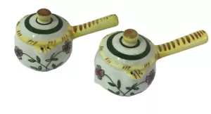 Vintage Japan Teekanne mit Griff Blumendesign Salz- und Pfefferstreuer - Bild 1 von 7