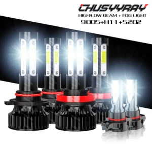 Para For GMC Sierra 1500 2500 3500 2007-2012 2013 faros LED + luces antiniebla - Bild 1 von 14