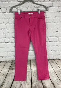 Vineyard Vines Girls Size 12 Pink Straight Leg Jeans Pants EUC - Picture 1 of 9