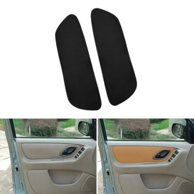 Cubierta de repuesto de cuero para panel de puerta delantera 2* para Ford Escape 01-07 negra Foto 1 de 4