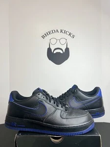 Nike Air Force 1 Low 'Black Old Royal' 2011 Sneakers 488298-006 Men's Size 11.5 - Picture 1 of 9