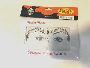 Indian Bridal Bindi Set Temporary Forehead Tattoo Sticker Party Face Jewels HW1