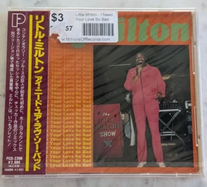 Little Milton ~ I Need Your Love So Bad [1991 Japan CD] NEW and SEALED with OBI - Picture 1 of 2