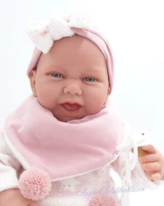 Antonio Juan Babypuppe Lovely Carla, 40 cm Puppe mit Weichkörper und Zubehör - Bild 1 von 7