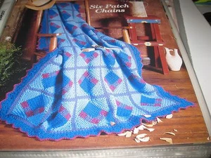 Six Patch Chains afghan Annie's Crochet Collector Series pattern - Picture 1 of 1