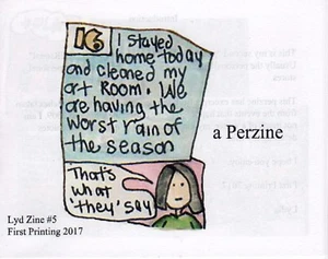 Lyd Zine #5 A Perzine - Imagen 1 de 3