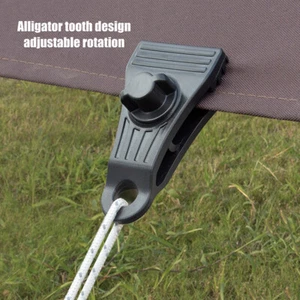 5Pcs Tarp Clips Heavy Duty Lock Grip Clamps Pool Cover Tent Fasteners Holder-* - Afbeelding 1 van 12