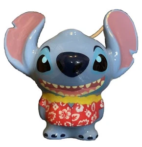 Hallmark Disney STITCH Hawaiian Shirt Decoupage Christmas Ornament Lilo & Stitch - Picture 1 of 4