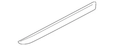 Puerta Focus original Ford 2000-2007 moldura inferior izquierda imprimada 5S4Z-5420939-AAPTM Foto 1 de 2