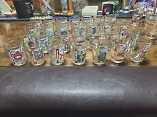 28 State Shot Glasses! Same Style. They Have Date, Year, State Number & Capitol!