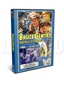 Bruce Gentry - Daredevil of the Skies (1949) Movie Serial Cliffhanger (2 x DVD) - Picture 1 of 6
