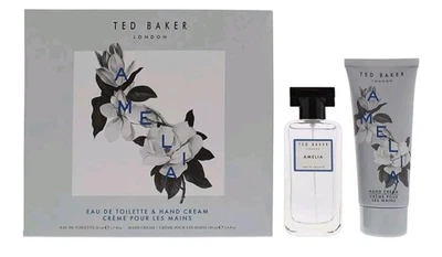 Ted Baker Amelia 50ml Eau de Toilette, 100ml Hand Cream Gift Set for Women NEW