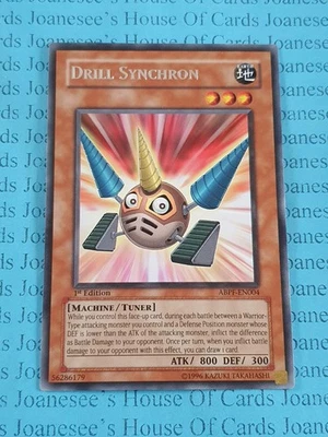 ABPF-EN004 Drill Synchron Rare Yu-Gi-Oh Card 1st Edition New - Image 1 of 4
