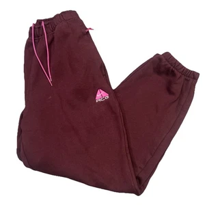 Nike ACG Lungs Therma-FIT Repel Tuff Fleece Burgundy Crush Pants Men's Size Sz - Picture 1 of 13