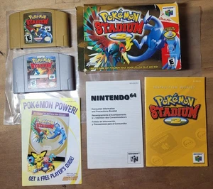 Pokémon Stadium 2 CIB + Pokémon Stadium N64 Nintendo 64 - Foto 1 di 10