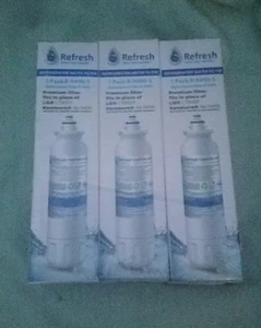 3 Pack Refresh Kenmore Refrigerator Water Filter #9490 Sealed New In Box - Picture 1 of 3