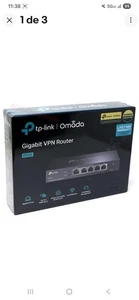 TP LINK Omada Gigabit VPN Router ER605 Ver: 2.6 new unopened - Afbeelding 1 van 3