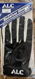 Fußball Receiver Handschuhe Erwachsene Large Leder Aiello Leather Corporation Neu - Bild 1 von 4
