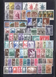 Vatican City 1963-1978 Comprehensive Collection All Sets All MNH - Picture 1 of 5
