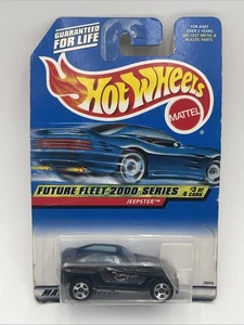 Jeep Jeepster 1998 Future Fleet 2000 serie 3/4 003 negro 5 velocidades Hot Wheels - Imagen 1 de 6