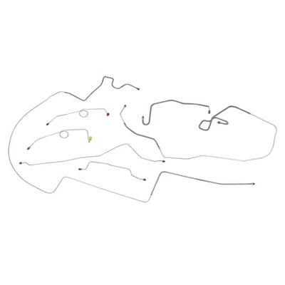 1966 Barracuda Valiant Dual Master conversão kit completo de linha de freio aço inoxidável - Imagem 1 de 4