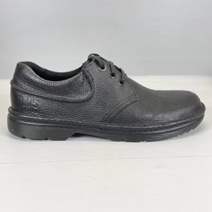 Dr Martens Hampshire Schuhe Herren Größe 10 schwarz Leder Arbeit Oxford rutschfest - Bild 1 von 10