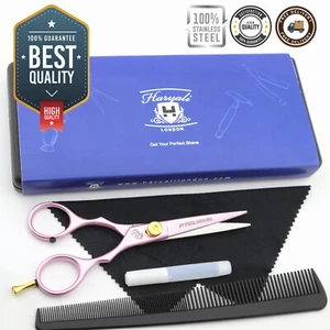 Juego de tijeras profesionales de corte de pelo de 5,5" con peine y aceite para peluquería - Imagen 1 de 5