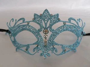 Skyblue Filigree Metal Venetian Masquerade Party Mask No.2 * NEW * Express Post - Picture 1 of 1