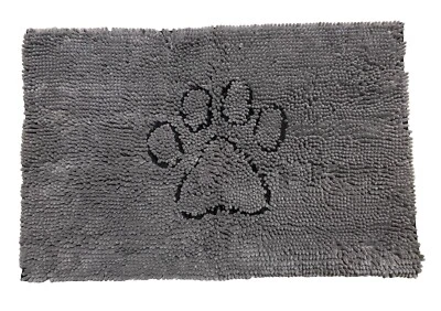 Dog Gone Smart “Dirty Dog Door Mat” Gris Mediano (31”x 20”) Foto 1 de 4